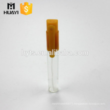 12ml glass tube bottle with orange cap for perfume